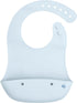 green sprouts Unisex Baby Scoop Silicone Bib in Light Blueberry