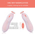 WEIKI Trimmer Newborn Safety Electric Nail Clipper Cutter Baby Nail Manicure Pedicure Clipper Cutter Scissors Pink