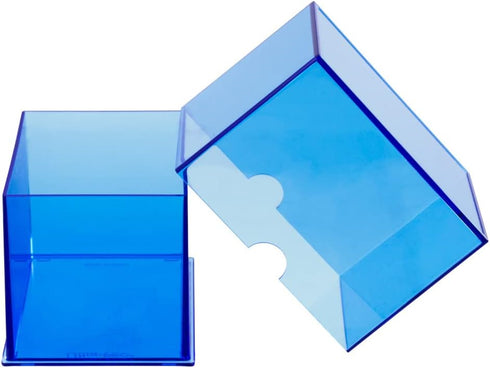 Ultra Pro Eclipse 2-Piece Deck Box - Pacific Blue for Pokemon, MTG, Baseball, Basketball, Football Storage