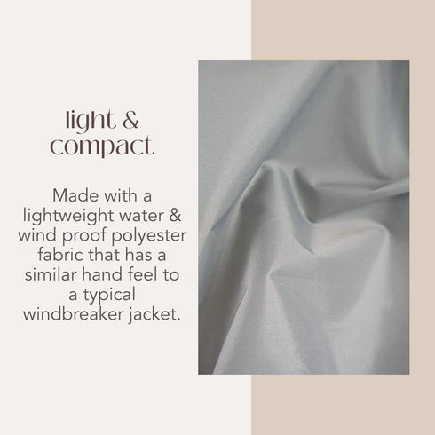 Summer MiaMily Universal Cover for Wind and Rain, with Hood, Universal, Waterproof and Windproof Baby Carrier Cover