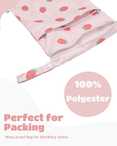 Swimming 3 Pack 3L26 Wet Dry Bag Reusable Waterproof Bag Travel Beach Pool Yoga Gym Bag for Baby Cloth Diaper Swimsuits