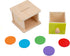 Adena Montessori Coin Box, Yellow-Green Door Baby Toys for 6-12 Months 1-2 Years Old Toddlers