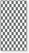 JIANADAER Checkered Fitted Crib Sheet Grey and White Plaid Geometric Gingham Standard Crib