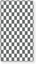 JIANADAER Checkered Fitted Crib Sheet Grey and White Plaid Geometric Gingham Standard Crib