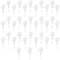 ZCYSRLQIN 36 Pcs White Hand Clappers 7.5 Inch Clappers Noisemakers Noise Makers Party