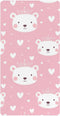 miaozhen Cotton Baby Crib Sheets Soft Stretchy Cartoon Cute White Valentine Bear Crib