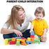 138 Set, 18+ 1-3 Foam Blocks for Toddlers, Pieces EVA Soft Stacking Building Blocks Toy Early Learning Construction