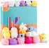 KUUQA 20 Pcs Squishies Squeeze Animal Toys - Cat, Rabbit, Panda Stress Relief Toys for Kids Birthday Party