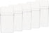 FOMIYES Bear Brick 5pcs Cube Plastics Box with Base - Clear Specimen Showcase Dolls Display Box for Action Figures