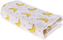 Muslin Swaddle Square Blankets Baby Receiving Blanket Wrap for Girl Shower Gift - Banana