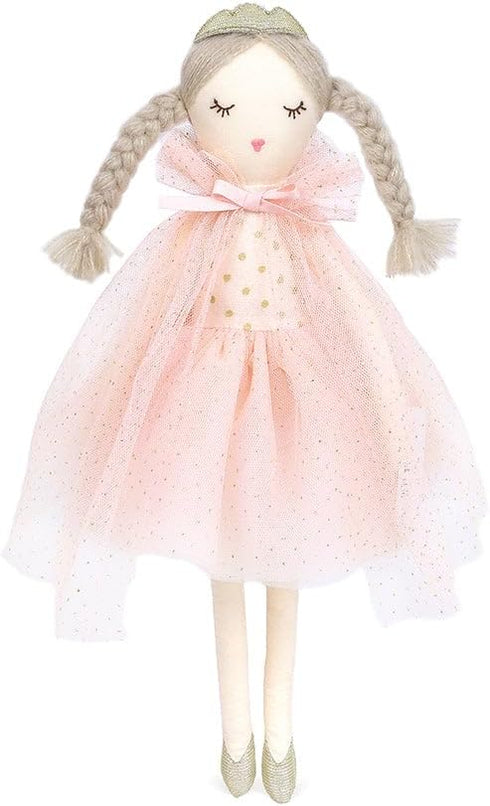 MON AMI Princess Madeline Stuffed Doll, 15” Plush Doll for Girls, Toy or Room Decor Gift for Kids