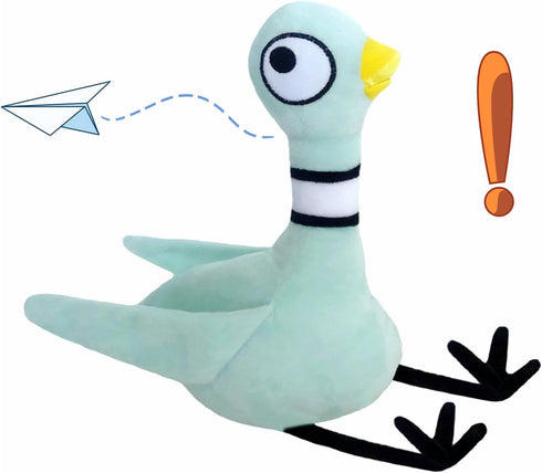 New 12" Pigeon Plush Soft Filled Bird Toy, Durable Plush for Boys and Girls, Children's Gift