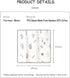 Muslin Soft Swaddle Blankets, Baby Quilt for Boy Girl Toddler Daycare, 43X45 inches (Potted Plant)