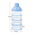 Accmor 4 Formula Dispenser On The Go, Compartments Stackable Formula Container for Travel, Baby Milk Powder Kids Snack