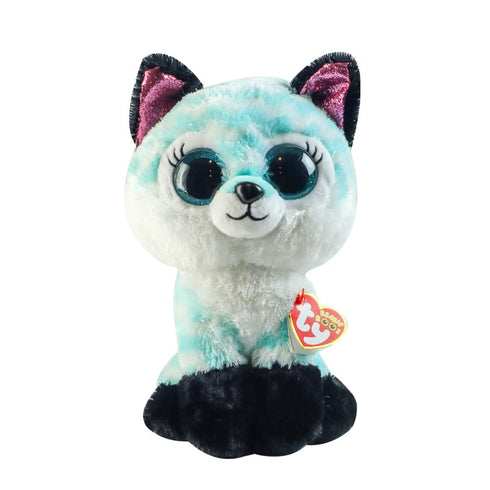 ty 2007520 Atlas Fox Beanie Boo Stuffed Animal, Multicoloured
