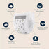 Generic Diapers(Size-5 count-50) 28 43 lbs Millie Moon Overnight and Diaper Weight Range: