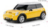 RASTAR Mini Cooper 1:24 RC Car, Yellow Remote Control Toy for Kids