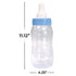 11.12" 4.25" (1 Count) Blue Baby Plastic Bottle Bank - x - Perfect for Baby Showers & Gender Reveal Celebrations