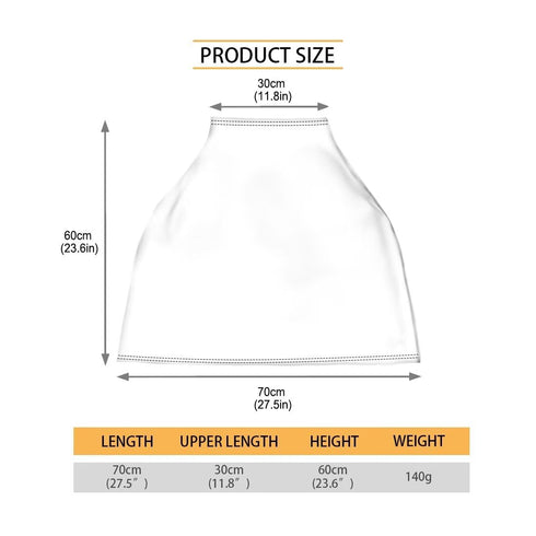 Hechitok Guinea Pig Melon Seeds Car Seat Covers for Babies Girl Breathable Infant Carseat Cover Lightweight Baby