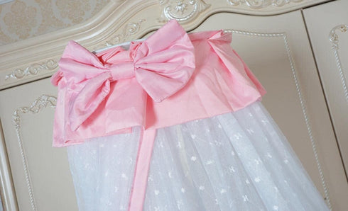 Joylife Pink Baby Canopy Netting for Crib - Easy Access Design