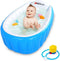 Locisne Baby Inflatable Bathtub Children No-Slippery Swimming Pool Foldable Travel Air Shower Basin