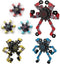 20PCS Transformable Fingertip Gyro Toy - Deformation Chain Robot Deformed Mechanical Spiral Twister for Kids Party