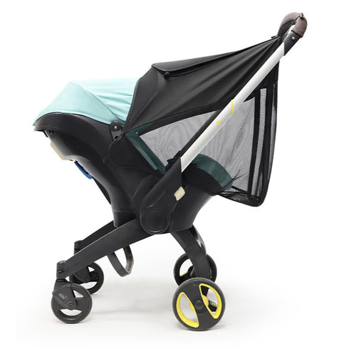 2 in 1 Strollers Sun Shade Net for DOONA Baby Stroller and Carseat, UV Protection Sun Cover Awning