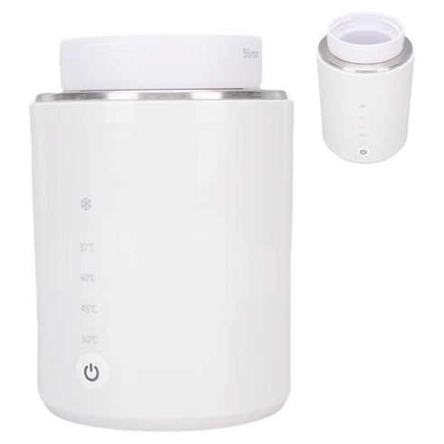 Kikumi 4 2 8800mAH Portable Baby Bottle Warmer, Fast Heating, Gear, Leakproof Bottle Warmer for Milk and Formula