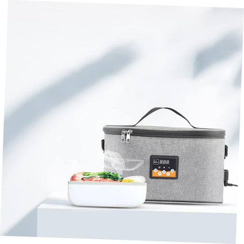 Happyyami Electric Bottle Warmer Tote Bag Portable Bento Heating Bag for Car Real Temperature Display for Travel