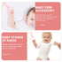 Baby Playpen Pull up Rings, 4pcs Baby Crib Pull up Rings for Walking Exercises, Pink Baby Bed Stand Up