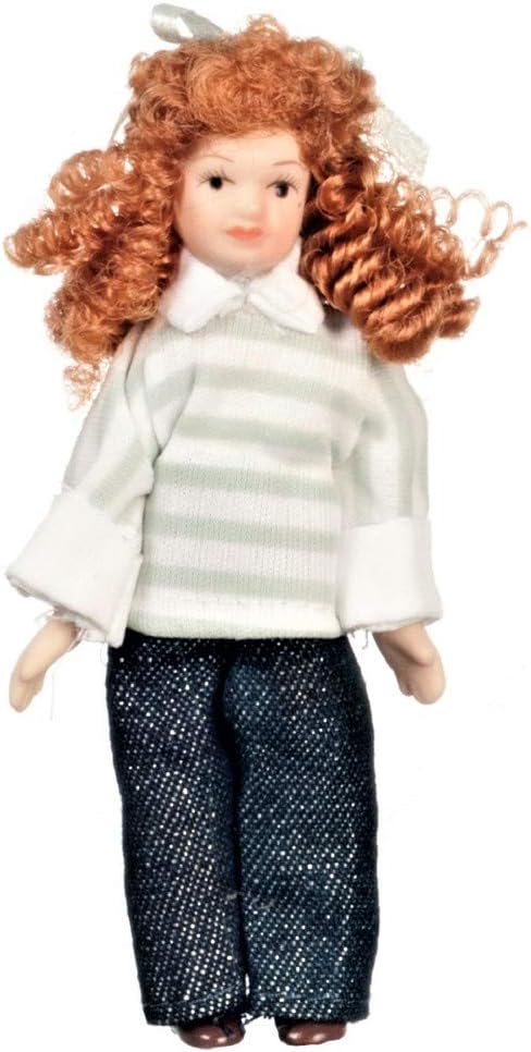 Aztec Imports, Inc. Dollhouse Miniature Doll Family, Modern Outfits, Set of 4 #G7672