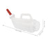 POPETPOP Calf Milk Feeder Bottle Set with Handle, Silicone Nursing Feeding Bottle for Farm Goats and Livestock