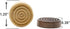 DA VINCI Solid Wood Backgammon and Checkers Pieces 30 Replacement Game Chips with Cloth Bag