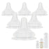 Silicone Nipple for Pigeon Bottle,Size LL,Fast Flow Baby Bottle Nipples,9m+ 6 Count