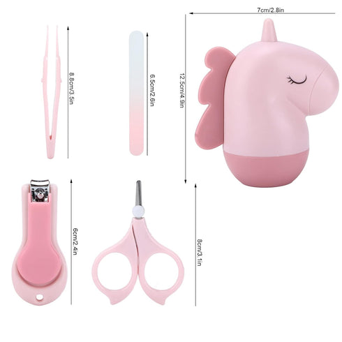 Set Baby Nail Kit Baby Nail Clippers with Cute Case Nail Clipper Scissors Tweezers Baby Nail File Baby Nail Grooming