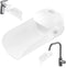 Kakalote Faucet Extender for Toddlers, Sink Extenders for Bathroom Sink, Kitchen, Bathtub(White)