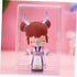 Abaodam 6pcs Box Display, Plastic Container Mini Toy Container for Baby Doll, Acrylic Display Case for Figurines