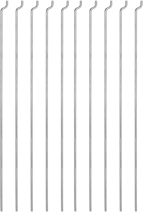 uxcell 1.2mm x 140mm Steel Z Pull/Push Rods Parts for RC Airplane Boat Replacement (Pack of 10)