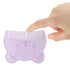 Uitndvyte Newborn Caps Comb Head Comb Bear Shape Comb Travel Hair Comb For Baby Toddler Bath Head Massage, blue