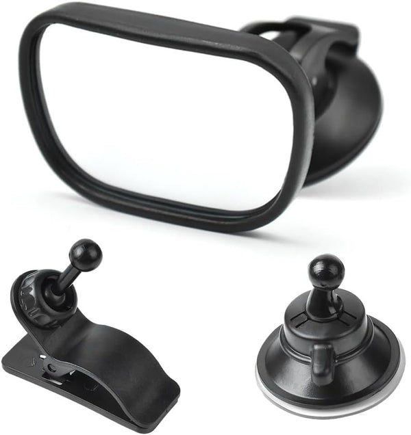 Baby Car Mirror, Shatterproof Automotive Interior Rearview Baby Observation Mirror, Adjustable Child Safety Seat Rear