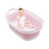 Generic ToddlerBathTub- Foldable Washing Basin, Portable PetBathTub| Lightweight Travel BabyBathTub, Dog Washing