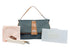 Vilah Bloom Cottage Clutch Diaper Bag Handbag, Hampton Grey