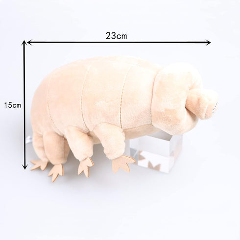 Tardigrade Plush Waterbear Stuffed Animal, 9" - Sea Creature Plush Toy