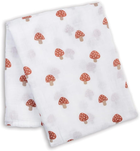lulujo Baby Swaddle Blanket, Softest 100% Cotton Muslin, Neutral Receiving Blanket for Boys & Girls | 40in x 40in |