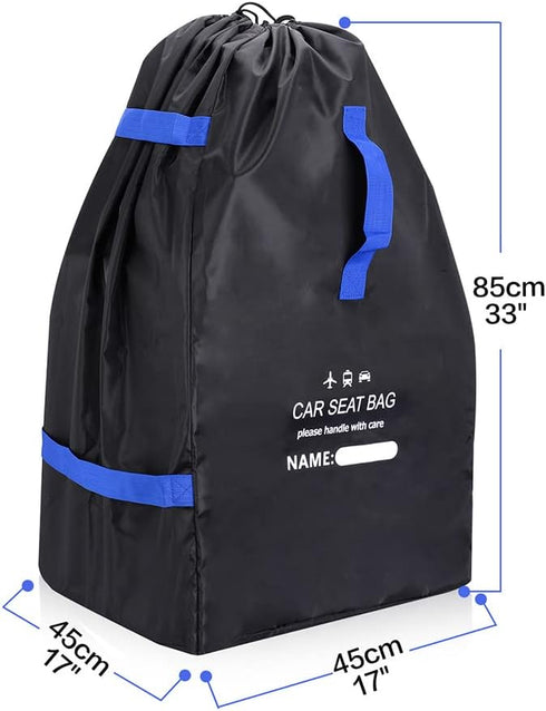 MAXRILY Gate Check Travel Bag for Car Seats - Fits Most Baby & Infant Carriers, Car Seat Travel Bag for Airplane