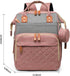 zepingminn Backpack, Diaper Bag Multifunctional Travel Baby Bag with Changing Pad, Insulated Bottle Holders, Pacifier