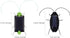 2Pcs Solar Powered Insect Toys, Educational Fake Roaches Grasshopper Moving Toys for Kids Birthday, Christmas,