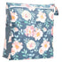 Sigzagor Medium Wet Dry Bag Baby Cloth Diaper Nappy Insert Bag Reusable Washable With Two Zippered Pockets For Girls