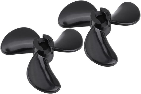 RC Boat Propellers, Durable Plastic 3 Blades CW CCW Design, Outboard Propellers,