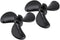 RC Boat Propellers, Durable Plastic 3 Blades CW CCW Design, Outboard Propellers,